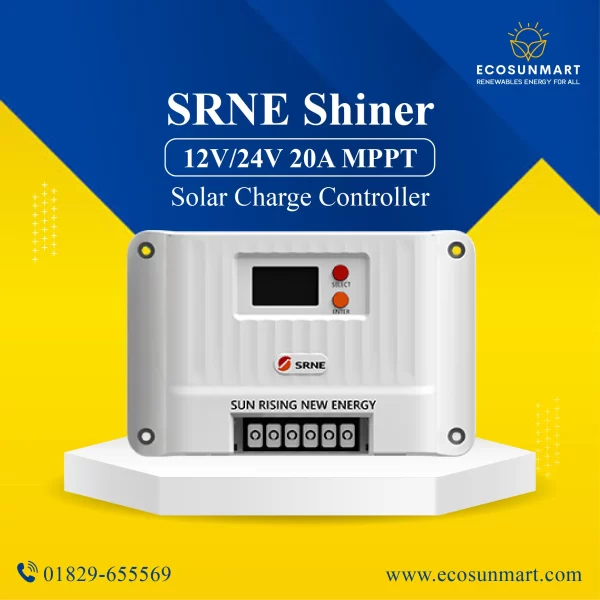 SRNE Solar Charge Controller 20A