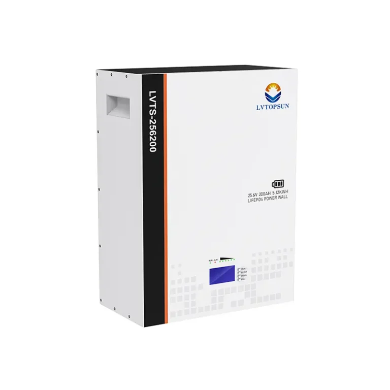 LVTOPSUN 25.6V 200Ah 5.12kWh Lithium Iron Phosphate Battery