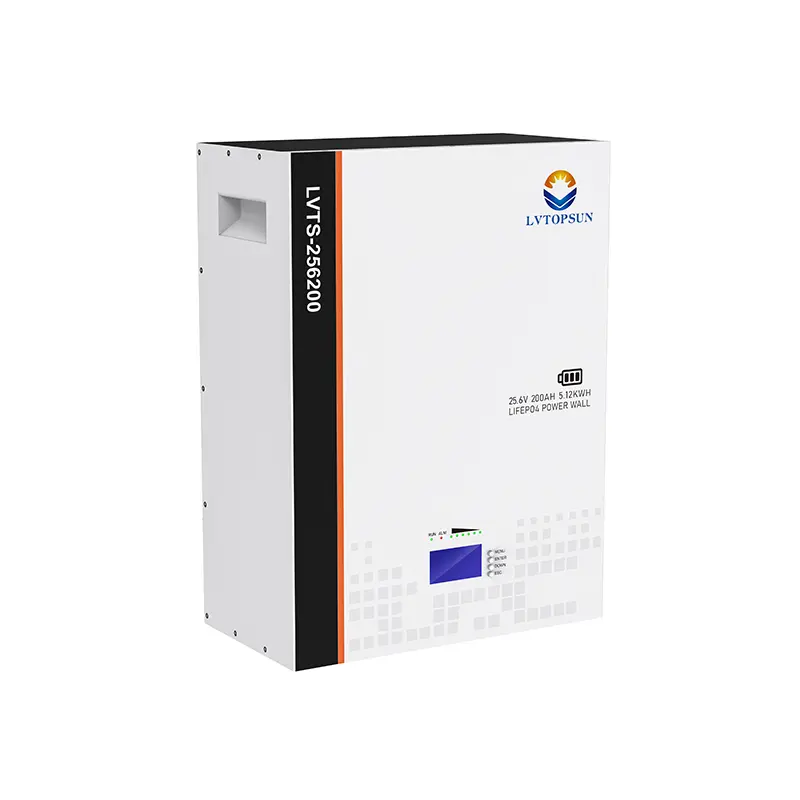 LVTOPSUN 25.6V 200Ah 5.12kWh Lithium Iron Phosphate Battery