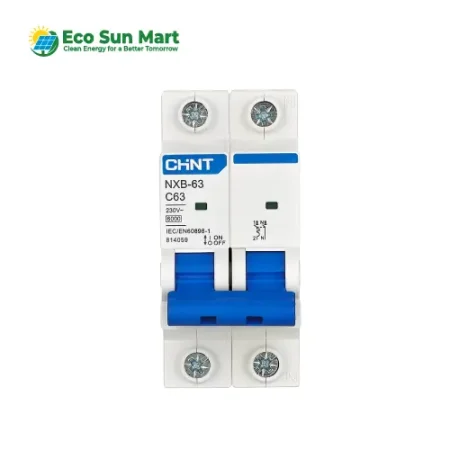 Chint Miniature Circuit Breaker NXB 63 C63 Amp Double pole