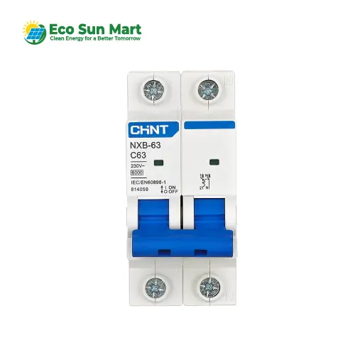 Chint Miniature Circuit Breaker NXB 63 C63 Amp Double pole