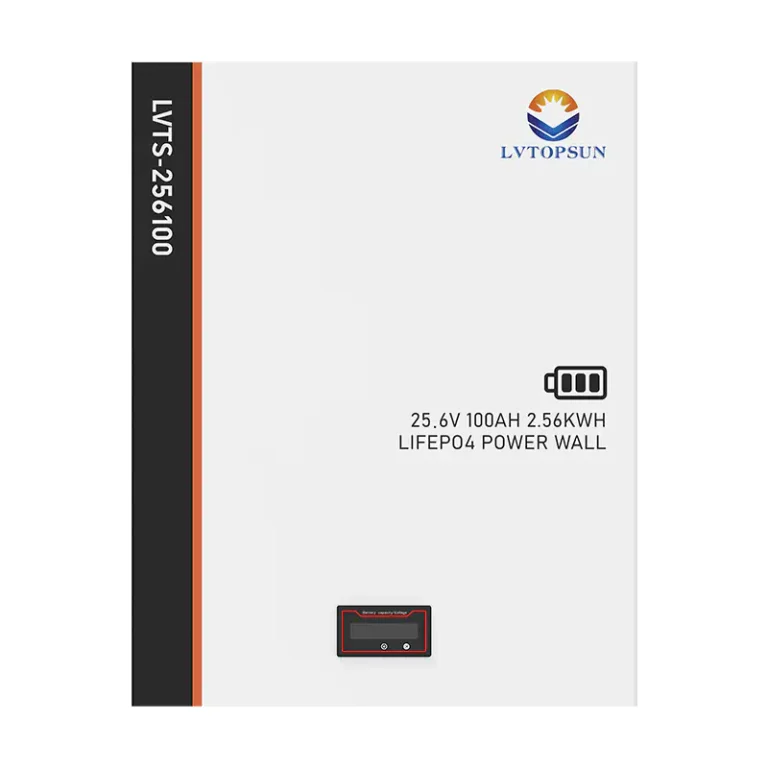 LVTOPSUN 25.6V 100Ah 2.56 kWh Lithium Iron Phosphate Battery