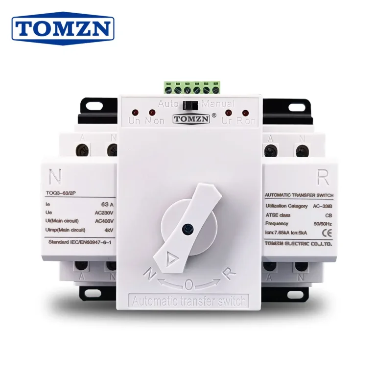 TOMZN TOQ3 Dual Power Automatic Transfer Switch ATS