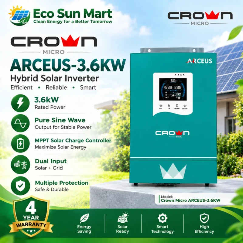 Crown-Micro-ARCEUS-3.6KW-24V-PV-5kw-MPPT-Solar-Inverter