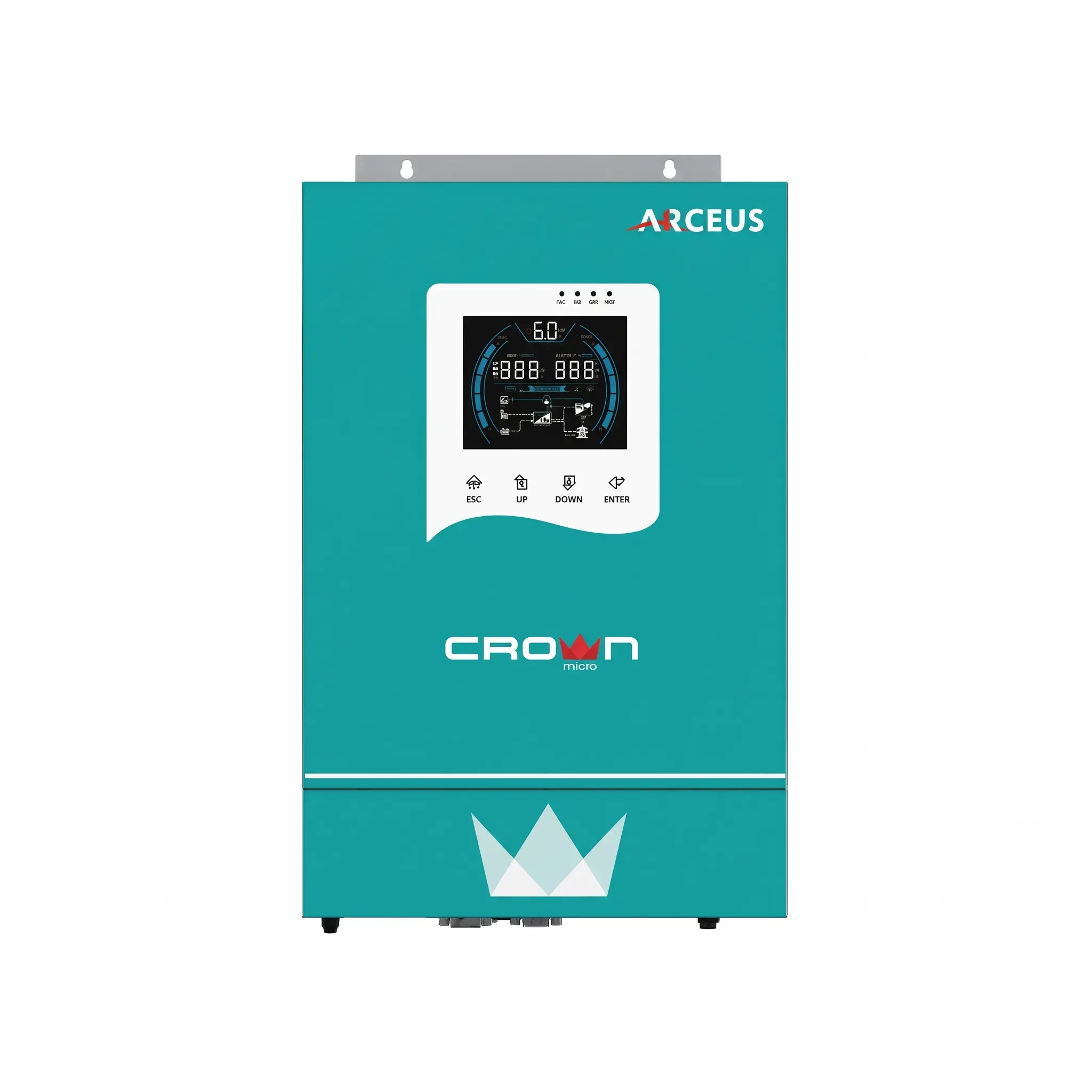Crown Micro ARCEUS-6.5KW 48V PV-7800W MPPT Solar Inverter Crown-Micro-ARCEUS-6.5KW-48V-PV-7800W-MPPT-Solar-Inverter-Price-in-Bangladesh